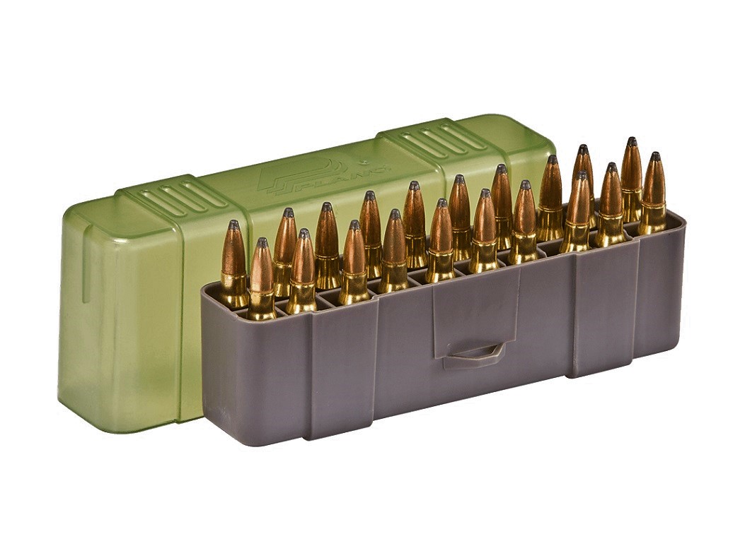 Plano Medium Rifle Slide-Top Ammo Case content 20